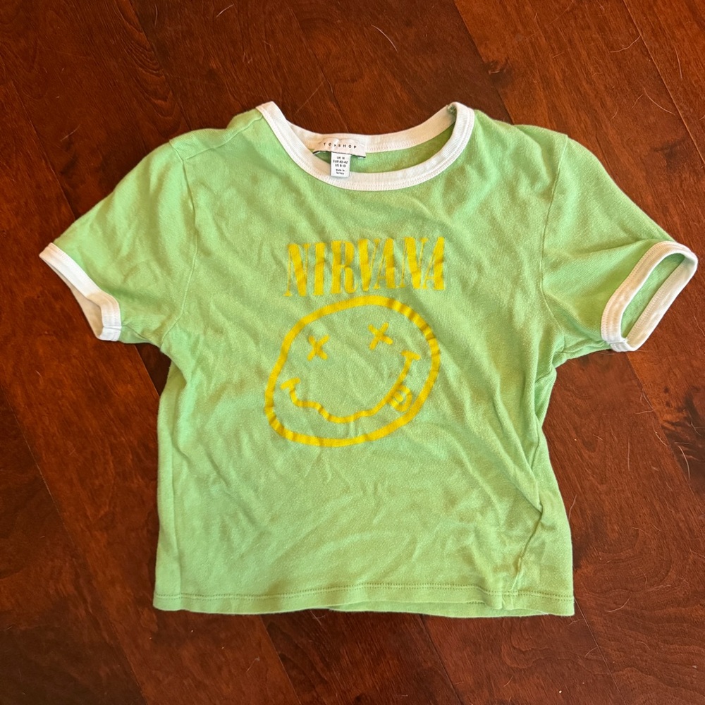 Topshop Nirvana baby tee